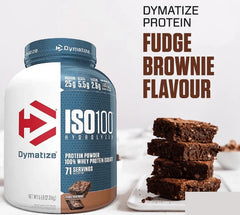 Dymatize Iso 100 Hydrolyzed Protein - Fudge Brownie 5 lb