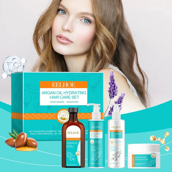 Eelhoe Argan Oil Hair Care Set – Hydrating & Repairing Kit