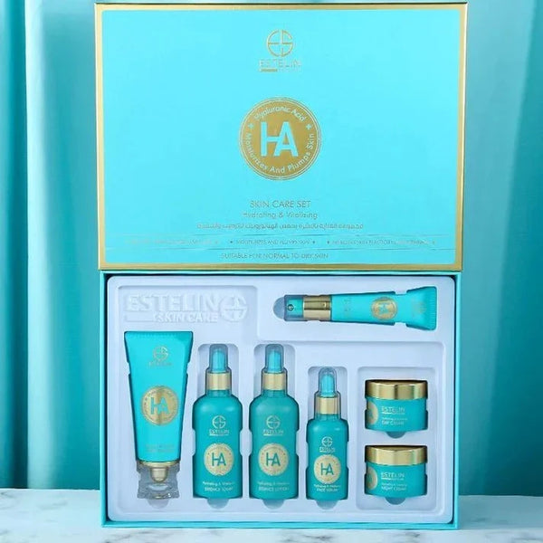 Hyaluronic Acid Skin Care Set - 7PC for Hydration & Radiance