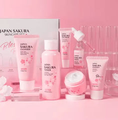 Japan Sakura Skincare Set – 6-Piece Radiant Glow Kit