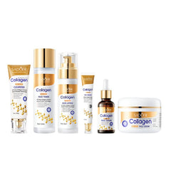 Sadoer Collagen Firming Radiance Skincare Set – 6-Piece Kit