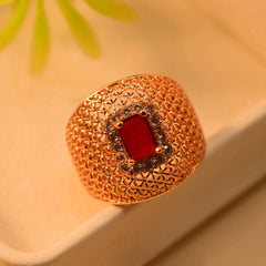 Zircon Stone Ring - Elegant & Sparkling