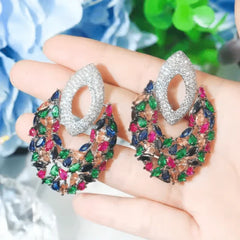 Zirconia Claw Earrings