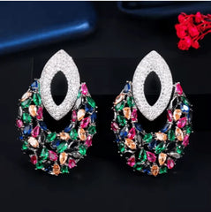 Zirconia Claw Earrings