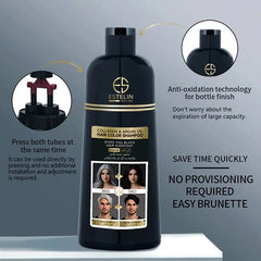 Collagen & Argan Oil Hair Dye Shampoo - Color & Nourish