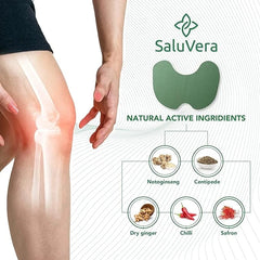 SaluVera Pain Relief Knee Patches - Natural Comfort