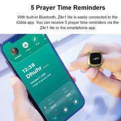 Zikr Ring - Smart Ring with Display & Prayer Reminders